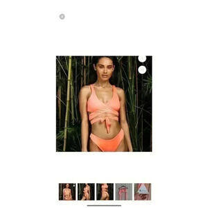 Buffbunny tie swimsuit top